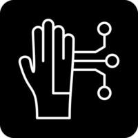 icono de vector de mano