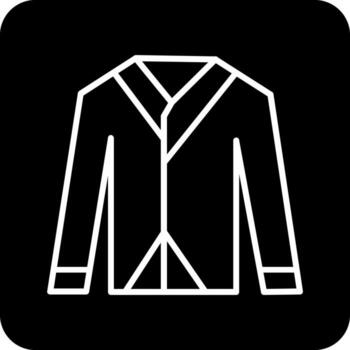 Bathrobe Vector Icon