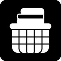 Laundry Basket Vector Icon