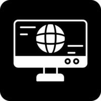 icono de vector de monitoreo