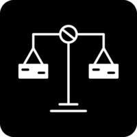 Balance Scale Vector Icon