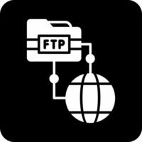 icono de vector ftp