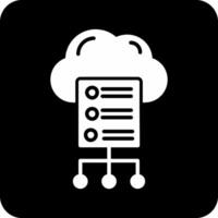 Cloud Server Vector Icon