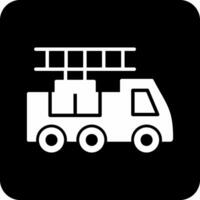Ladder Truck Vector Icon