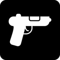 icono de vector de pistola