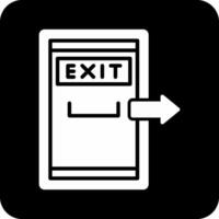 Exit Door Vector Icon