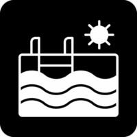 icono de vector de piscina