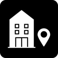 Hotel location Vector Icon