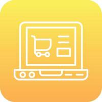 Online Shopping Vector Icon