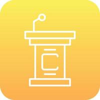 Lectern Vector Icon