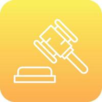 Gavel Vector Icon