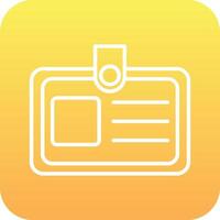 Identification Card Vector Icon