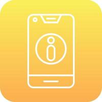 Smartphone Information Vector Icon