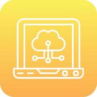 Cloud Computing Vector Icon