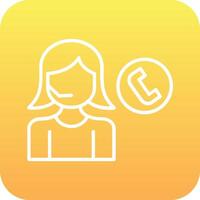 Call Center Agent Vector Icon