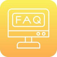 Faq Vector Icon