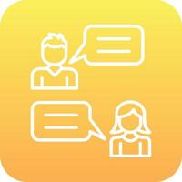 Conversation Vector Icon