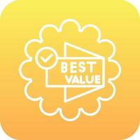 Best Value Vector Icon