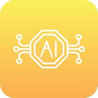 Artificial Intelligence Vector Icon