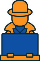 line two color icon vector