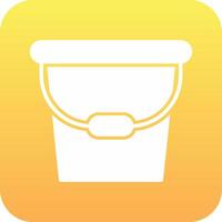 Water Bucket Vector Icon