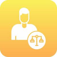 Lawyer Vector Icon