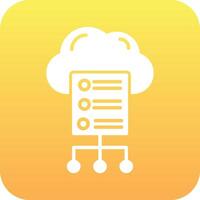 Cloud Server Vector Icon