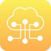 Cloud Configuration Vector Icon