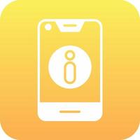 Smartphone Information Vector Icon