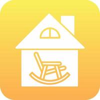 Retirement Home Vector Icon