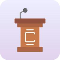 Lectern Vector Icon