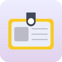 Identification Card Vector Icon