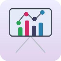 Stats Presentation Vector Icon