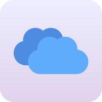 icono de vector de nubes