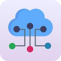 Cloud Configuration Vector Icon