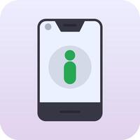 Smartphone Information Vector Icon