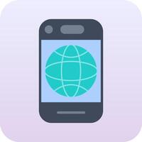 Mobile Internet Vector Icon