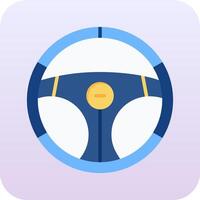 Steering Wheel Vector Icon