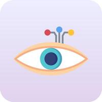 icono de vector de ojo