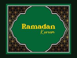 Ramadan Luxury ornament design vector