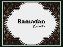 Ramadán lujo ornamento diseño vector