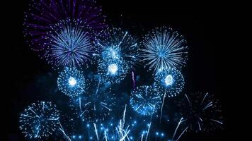 feux d'artifice montrer. Nouveau années veille fête v36 video