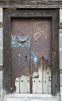 Old Metal and Wooden Door photo