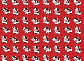 cow and bull couple illustration pattern, vector, for fabrics, children's background vector