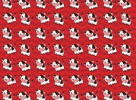 cow and bull couple illustration pattern, vector, for fabrics, children's background vector