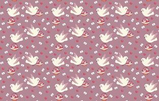 lovebird, dove, pigeon, vector illustration, for backgrounds and fabrics pattern, repeat, love