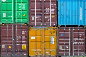 Shipping Containers Background photo