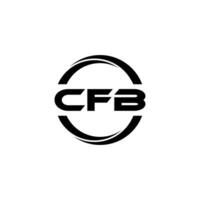 cfb letra logo diseño, inspiración para un único identidad. moderno elegancia y creativo diseño. filigrana tu éxito con el sorprendentes esta logo. vector