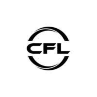 CFL Letter Logo Design, Inspiration for a Unique Identity. Modern Elegance and Creative Design. Watermark Your Success with the Striking this Logo. vector