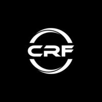 CRF Letter Logo Design, Inspiration for a Unique Identity. Modern Elegance and Creative Design. Watermark Your Success with the Striking this Logo. vector